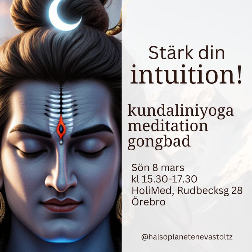 Stärk din intuition - Kundaliniyoga, meditation & gongbad